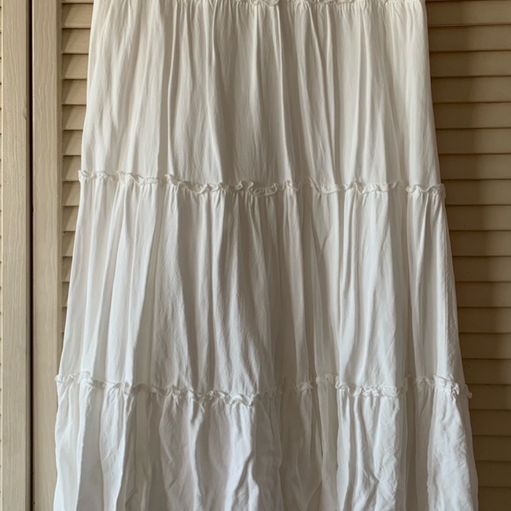 Brandy Melville white Maxi Skirt